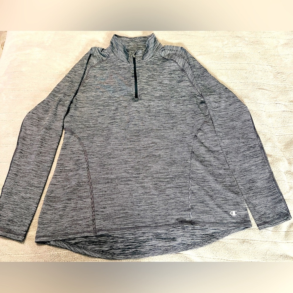 Champion Women’s Performance 1/4 Zipper Pullover Long Sleeve Top Size Larger